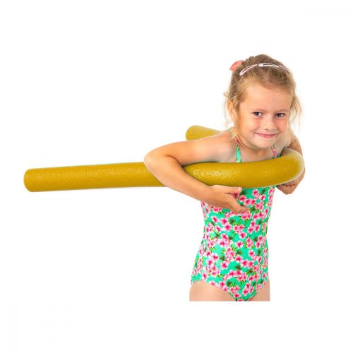 Vízi építőjátek elem habszivacs cső  sárga