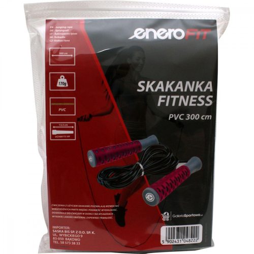 fitness ugrókötél pvc 300cm rózsaszín enero fit