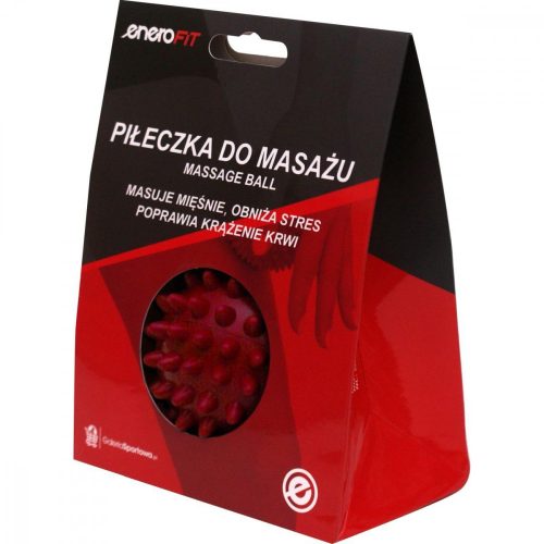 masszázslabda 7cm piros közepes enero fit