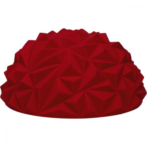 Egyensúlyozó masszázs félgömb 17x9cm gyémánt bordó enero fit