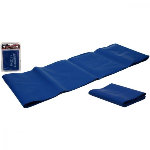 edzőszalag ellenállás gumi gyakorlathoz 200x15cm 0.550mm 15-25kg kék