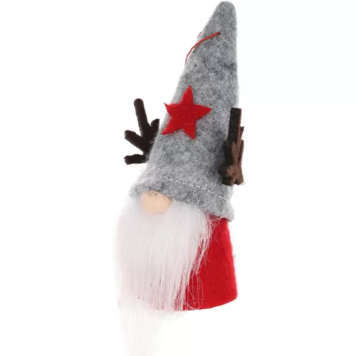 Karácsonyi Díszmedál 9Cm Szürke Tikulás