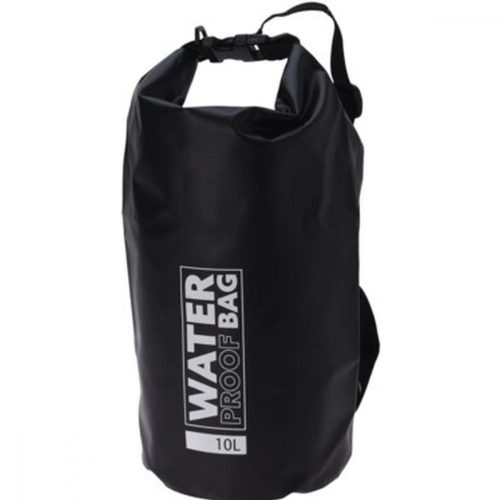táska, hátizsák, vízálló táska, 10 l, fekete