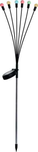 napelemes lámpa, színes golyók szélben táncoló 6 led 72cm