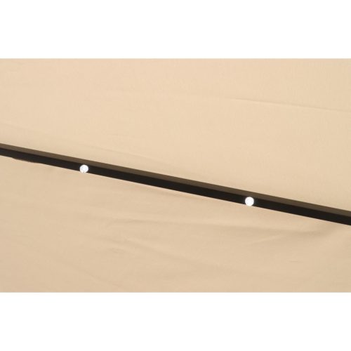 Kerti Napernyő Led Világítással 300 Cm Bézs