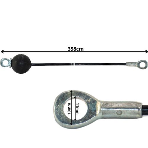 Atlas bovden 358Cm Szögös Acél Szögös Gumi Ütő