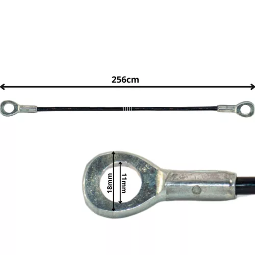 Atlas bovden 256Cm Szögű Acél Pvc
