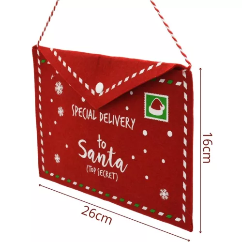 Karácsonyi Boríték Levél A Mikulásnak Folcwa 26X16Cm Akciós Szállítás