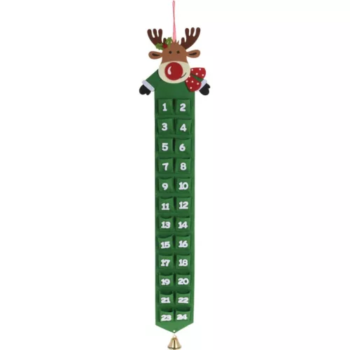 Filc Adventi Naptár Zöld Rénszarvas