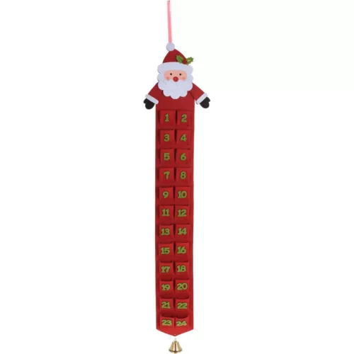 Piros Filc Adventi Naptár Mikulás