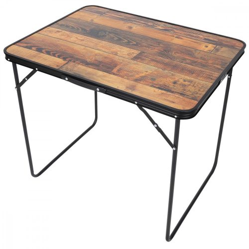 összehajtható kemping asztal 80x60x70cm fa