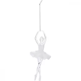   műanyag forma baba biztonságos ballerina 17cm fehér piruett