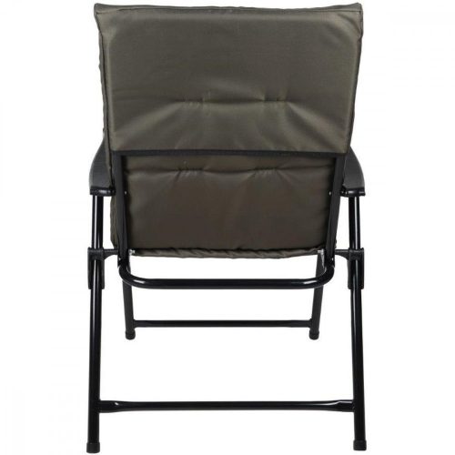 összecsukható kerti szék 59x66x45/90cm szürke párnával