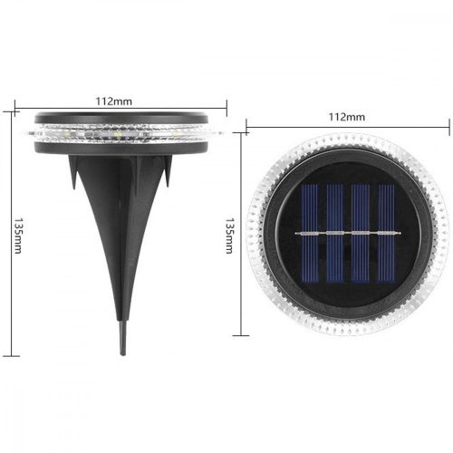 napelemes lámpák földbe szúrva vagy falra szerelésre, 2 db