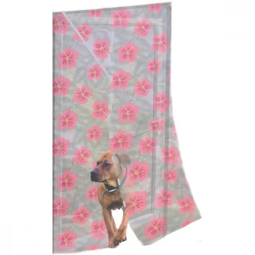 szúnyogháló 100x220 cm mágnes záróvirágokval