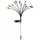 Szélben Táncoló Napelemes Lámpa, Színes Golyók, 12 Led, 72 Cm