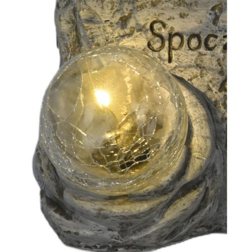 Angyalfigura Led Sírkő Gyertya Nyugodj Békében