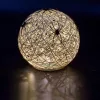 Dekoratív Led Gömblámpa Pókkal 15 Cm Halloween Fehér