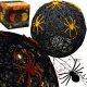 Dekoratív Led Gömblámpa Pókkal 15Cm Halloween Fekete
