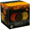 Dekoratív Led Gömblámpa Pókkal 15Cm Halloween Fekete