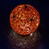 Dekoratív Led Gömblámpa Pókkal 15 Cm Halloween Narancs