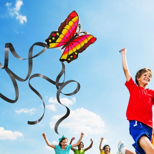 Pillangós Pók 88X78Cm Rózsaszín Sárga Enero Toys