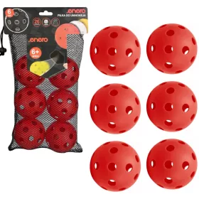 Unihoc Floorball-labda Piros Enero 6 Db