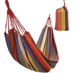   Kerti Függőágy 1 Személy Részére 200X80Cm Tetővel 1064000