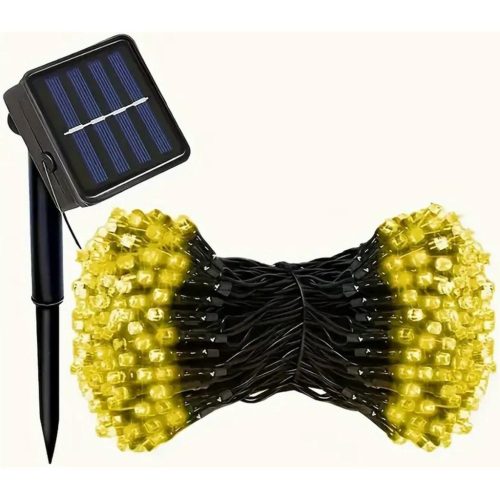 Napelemes Kerti Napernyő Világítás 5M 72Led