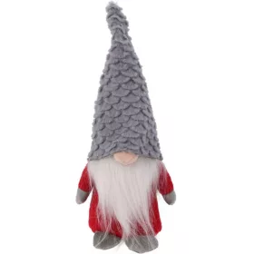 Dekoratív Mikulás 22Cm Szürke Páros