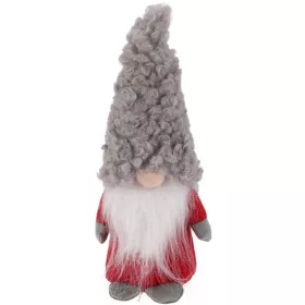 Dekoratív Mikulás 22Cm Szürke