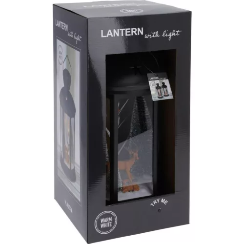 Dekoratív Led Lámpás 43Cm Rénszarvas