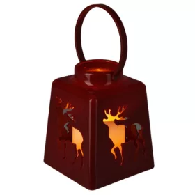 Adventi Lámpás Roraty Led 13Cm Piros