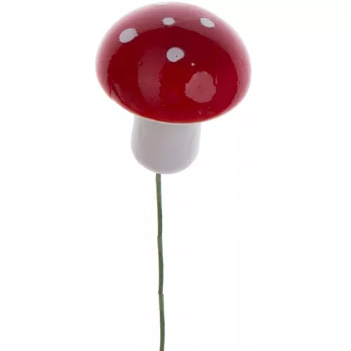 Drótos Gomba Dekoratív Figura 9 Db