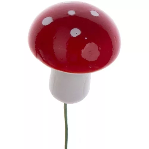 Drótos Gomba Dekoratív Figura 9 Db