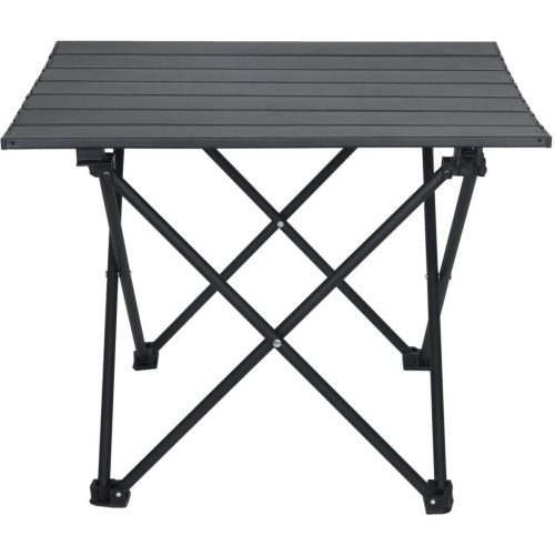 Összecsukható Turista Szett 3 Az 1-Ben Asztal És 2 Szék Fekete Enero Camp