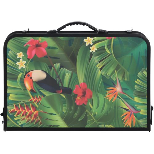 Összecsukható Kempingasztal 60X45X25/56Cm Virág Mintás