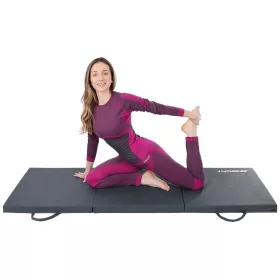   Összecsukható Tornamatrac, Fitnesz szőnyeg 180X60X5Cm Szürke Enero Fit