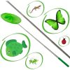 Összecsukható, Teleszkópos lepkeháló Rovarokra 37-85Cm Zöld