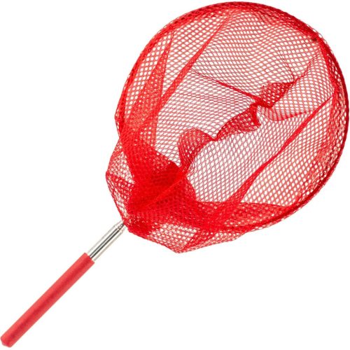 Összecsukható, Teleszkópos lepkeháló Rovarokra 37-85Cm Piros