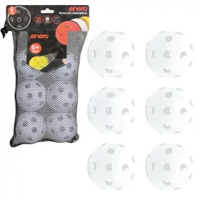 Unihoc Floorball-labda Fehér Enero 6 Db