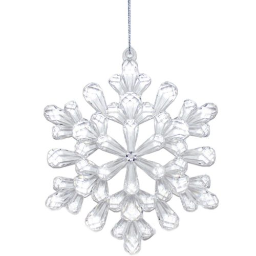 Hópehely Függő Dekoráció 12X12 Cm Mintával 3