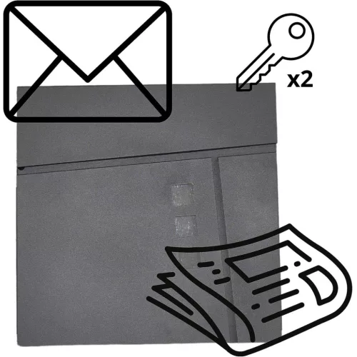 Postaláda 37X37X10,5Cm 1067544 Saska Garden