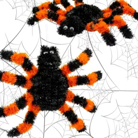 Halloween Pók Díszfigura Narancssárga