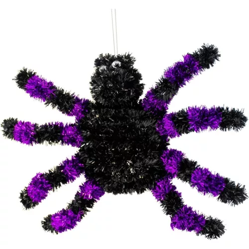 Halloween Pók Dekoratív Figura Lila