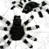 Dekoratív Figura Pók Halloween Fehér