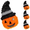 Dekoratív Tökfigura 35Cm Halloween Fehér Csík