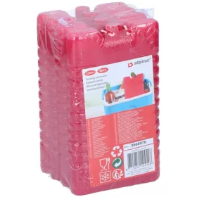 4X220Ml Piros Hűtőbetét, jégakku