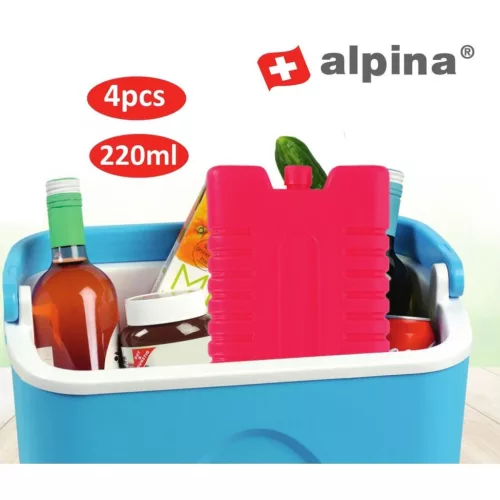 4X220Ml Piros Hűtőbetét, jégakku
