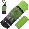 Gyorsan Száradó Sporttörölköző Tárolózsákkal 80X40Cm Dunlop Green